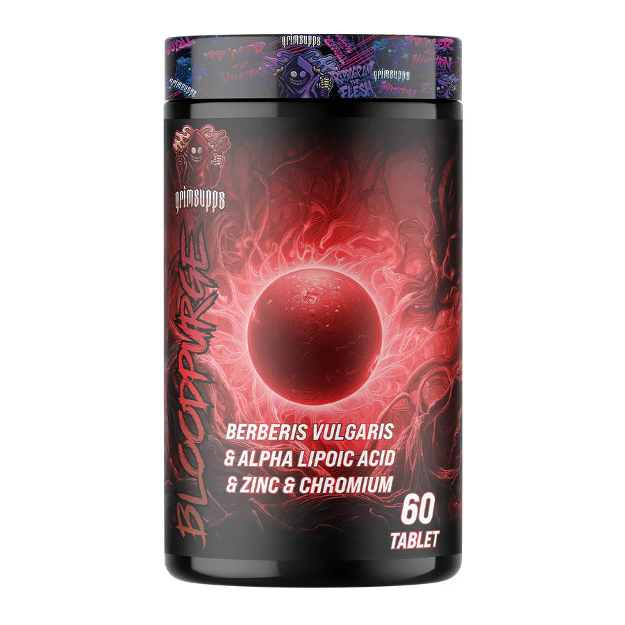 GRIMSUPPS BLOODPURE - BERBERIN BERBERIS VULGARIS & ALPHA LIPOIC ACID & ZINC & CHROMIUM 60 TABLETS