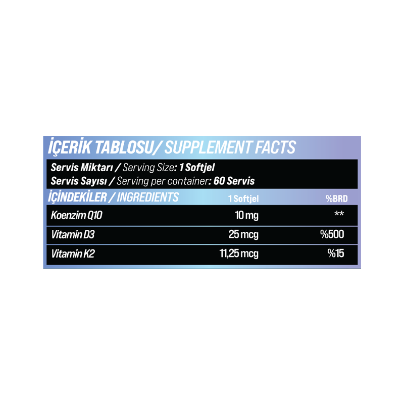 GRIMSUPPS D3K2 CORE PLATINIUM 60 SOFTGEL