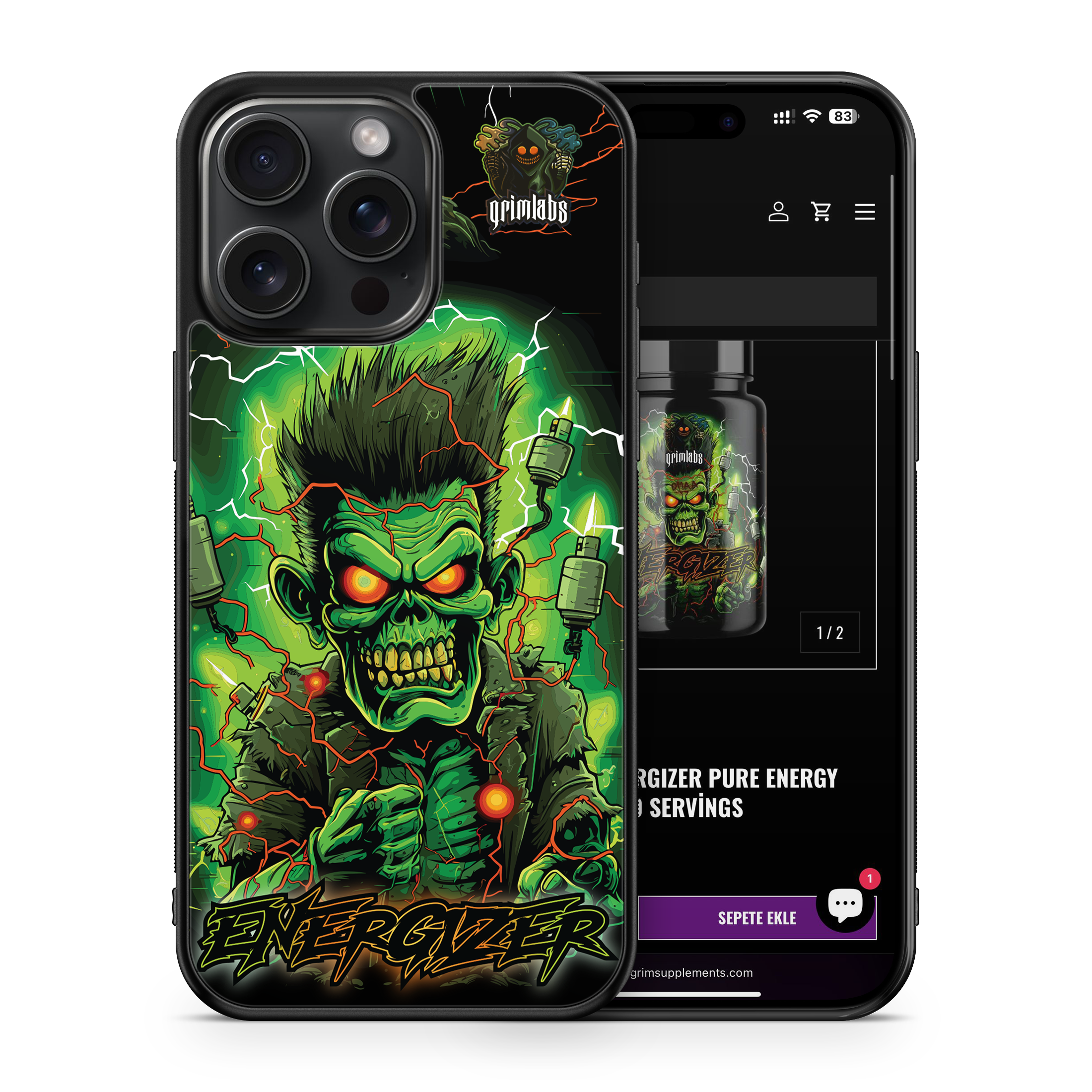 ENERGIZER DESIGN IPHONE 14 PRO MAX PARLAK TELEFON KILIFI
